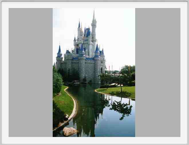 side view castle